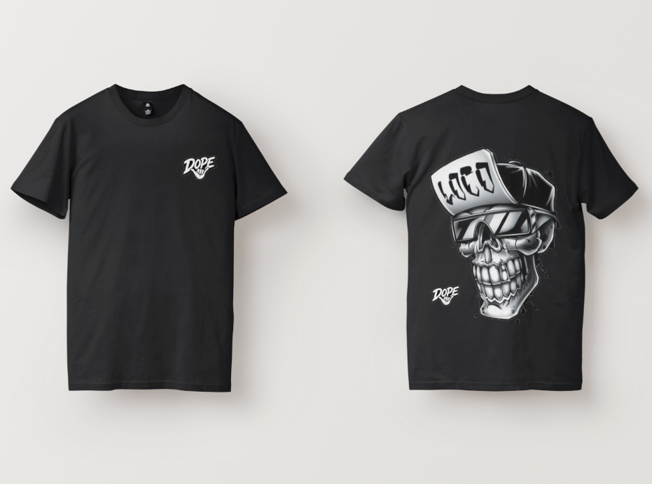DOPE Loco Skull Tee