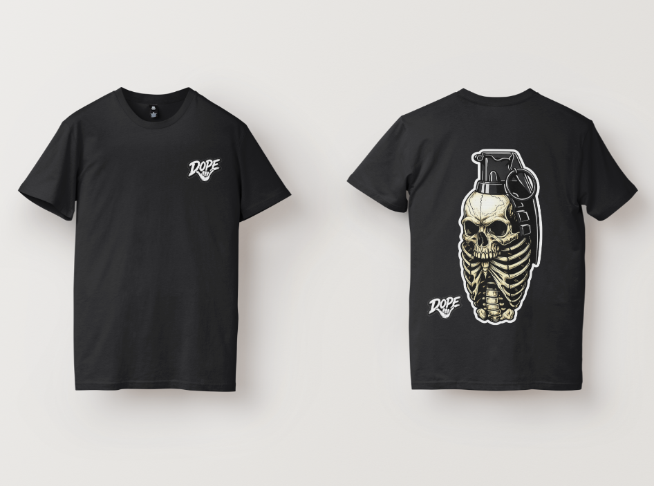 DOPE Nade Skull Tee