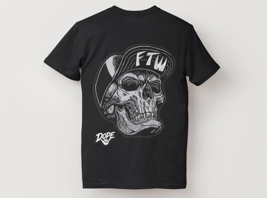 DOPE FTW Skull Tee