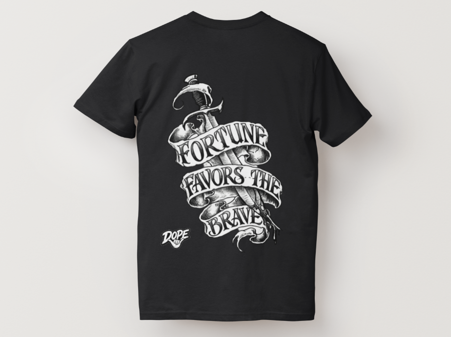 DOPE Fortune Favors The Brave Tee