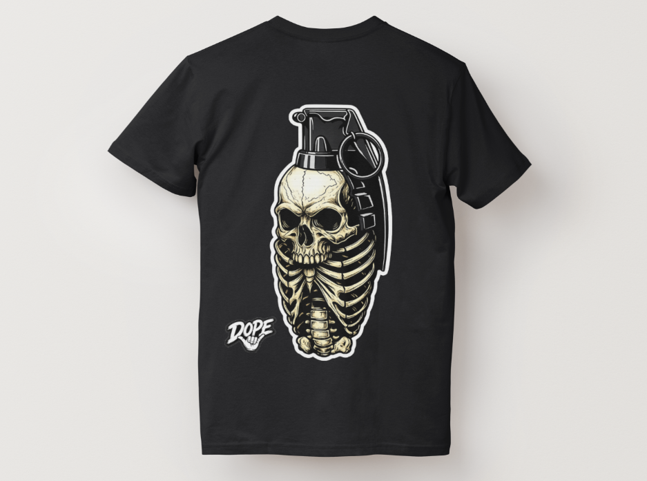 DOPE Nade Skull Tee