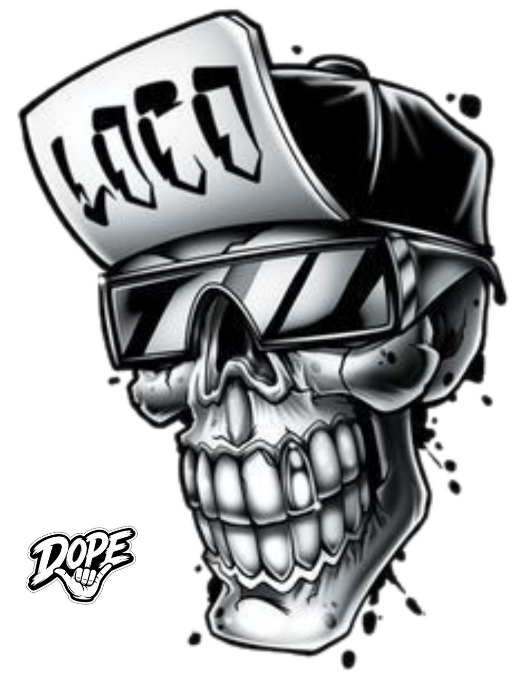 DOPE Loco Skull Tee