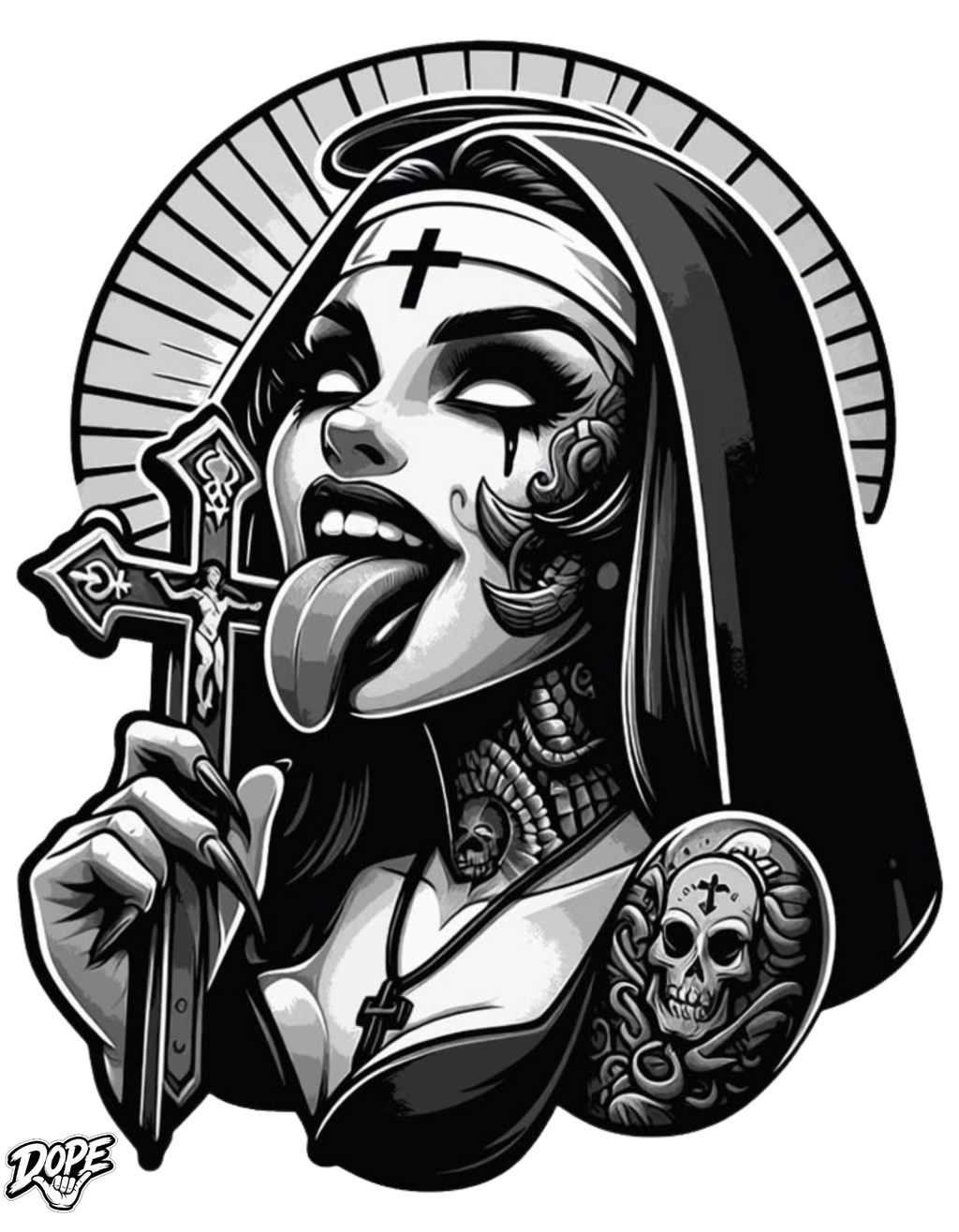 DOPE Unholy Nun Tee